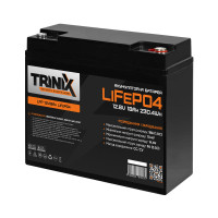Акумуляторна батарея LFP 12V18Ah LiFePo4 TRINIX літій-залізо-фосфатна