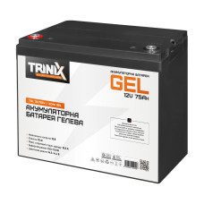 Акумуляторна батарея TGL12V75Ah/20Hr TRINIX GEL