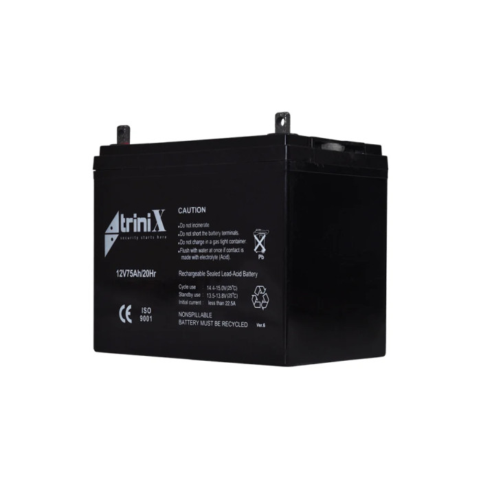 Акумуляторна батарея 12V75Ah/20Hr TRINIX свинцево-кислотна