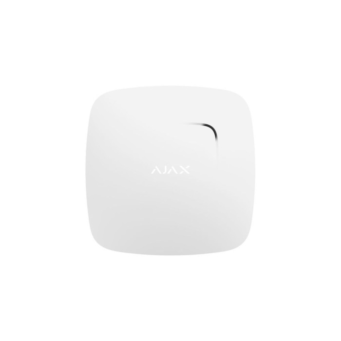 Бездротовий датчик диму та чадного газу Ajax FireProtect Plus White білий з температурним сенсором