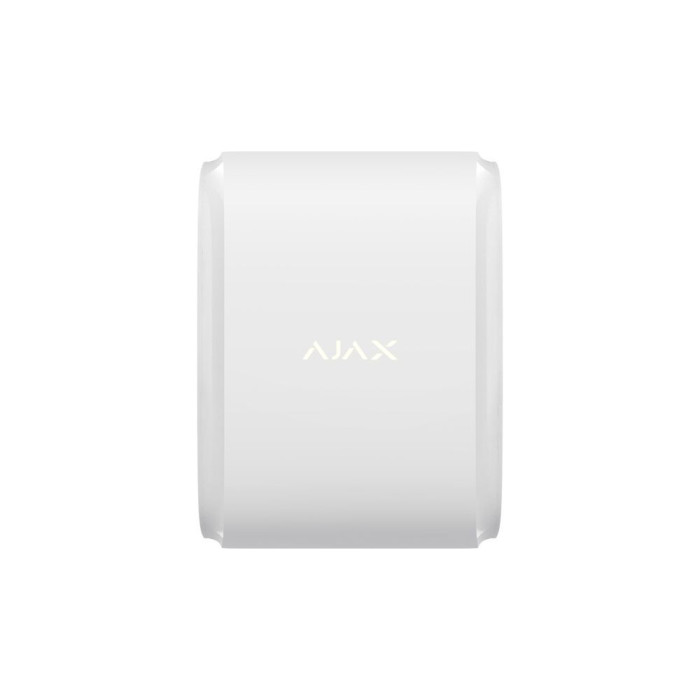 Бездротовий вуличний двонаправлений датчик руху «штора» Ajax DualCurtain Outdoor білий