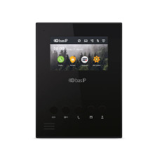 Відеодомофон AU-04LA Black BAS-IP
