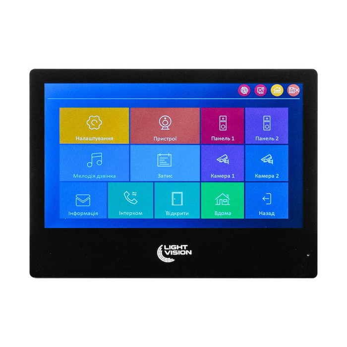 Відеодомофон SINGAPORE 10" WiFi FHD BLACK Light Vision