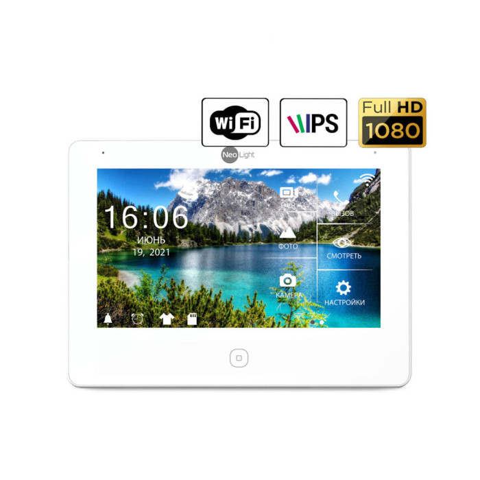 Відеодомофон ALPHA HD WF WHITE Neolight (знято з виробництва)