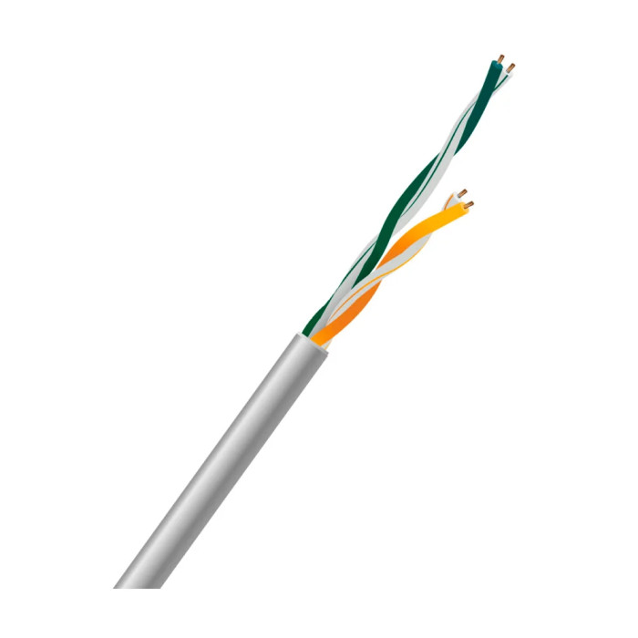 Кабель UTP CAT5E CU 0.5 mm PVC 2PR Indoor KRAFT (305м)
