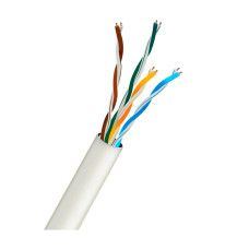 Кабель UTP CAT5E CU 0.5 mm PVC Indoor KRAFT White (305м)