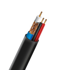 Кабель коаксіальний RG-59+2*0,5 OUTDOOR "ОS" структура (305м) TRINIX