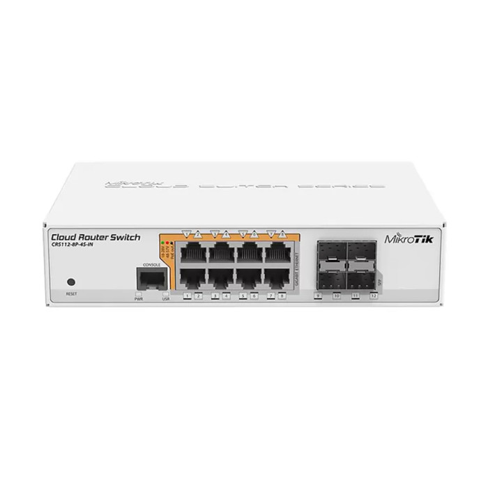 Комутатор CRS112-8P-4S-IN MikroTik