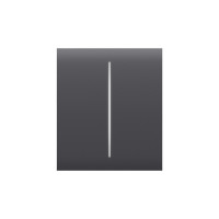 Кнопка Button (graphite/графіт) для LightSwitch CenterButton (2-gang) Ajax