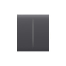 Кнопка Button (graphite/графіт) для LightSwitch CenterButton (2-gang) Ajax