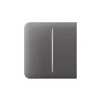 Кнопка Button (grey/сіра) для LightSwitch SideButton (2-gang) Ajax