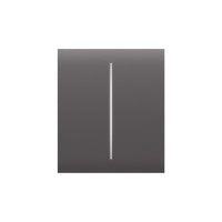 Кнопка Button (grey/сіра) для LightSwitch CenterButton (2-gang) Ajax