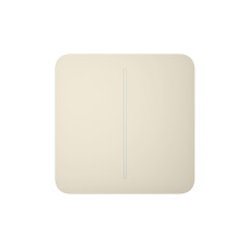 Кнопка Button (ivory/слонова кістка) для LightSwitch SoloButton (2-gang) Ajax