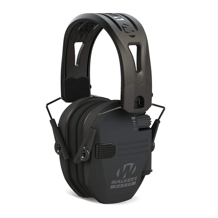 Активні навушники для стрільби Razor Slim Tacti-Grip (black) Walker's