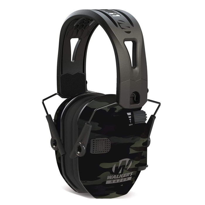 Активні навушники для стрільби Razor Slim Tacti-Grip (Multicam Black) Walker's