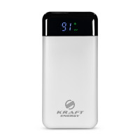 Power Bank KPB-2120FCL (20000 mAh) White Kraft