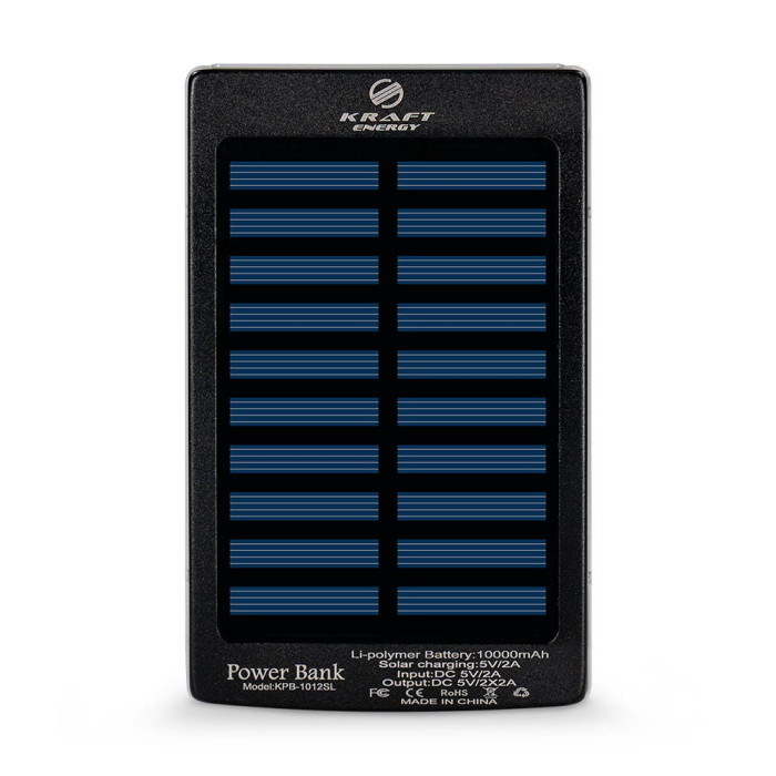 Power Bank KPB-1012SL (10000 mAh) Black Kraft
