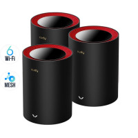 Mesh-система M3000 BLACK Wi-Fi 6 2.5G (3-Pack) Cudy