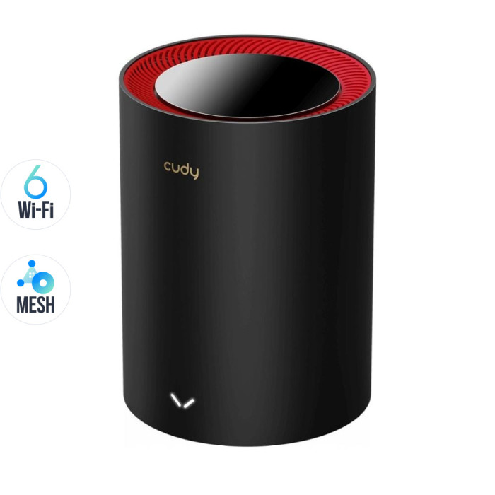 Mesh-система M3000 BLACK Wi-Fi 6 2.5G (1-Pack) Cudy