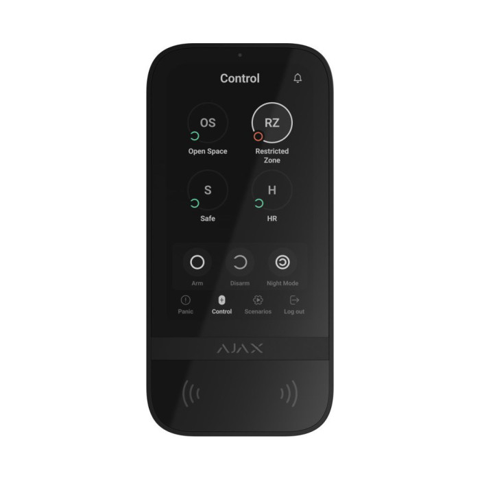 Клавіатура Ajax KeyPad TouchScreen Black