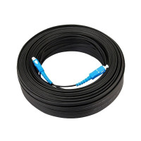 Патч-корд оптичний зовн SC / UPC-SC / UPC, волокно G657a2, фігура 8 з стал прутами, оболонка PE, 30м