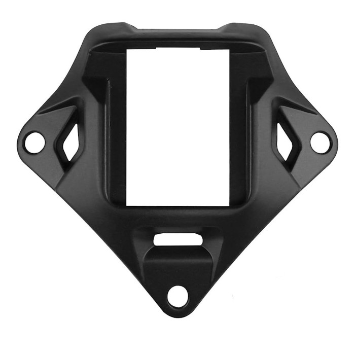 Металевий кронштейн платформа кріплення шрауд NVG Mount зірка на тактичний шолом, Чорний