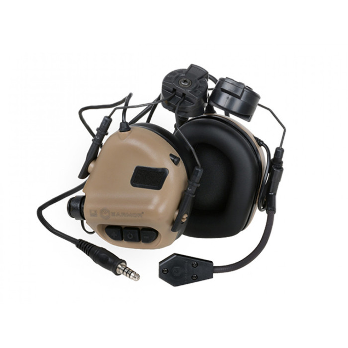 Активні захисні навушники Earmor M32H (TN) Tan