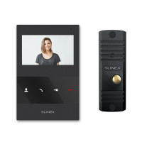 Комплект відеодомофону SQ-04M BLACK + ML-16HD BLACK Slinex