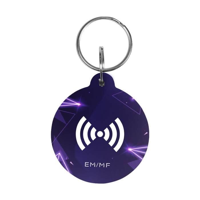 Ключ Proxymity-key EM+MF epoxy (Круглий д=35 мм) фіолетовий