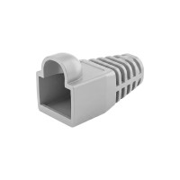 Чохол ізолюючий для роз'єма RJ-45 Cat.5/Cat.6, ПВХ сірий (100 шт/уп)
