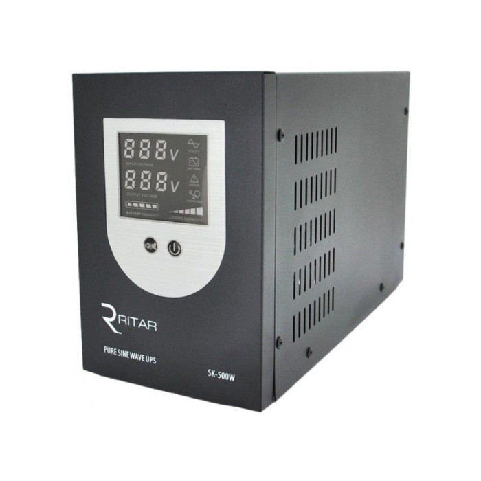 ДБЖ з правильною синусоїдою Ritar SK-800VA (500W)