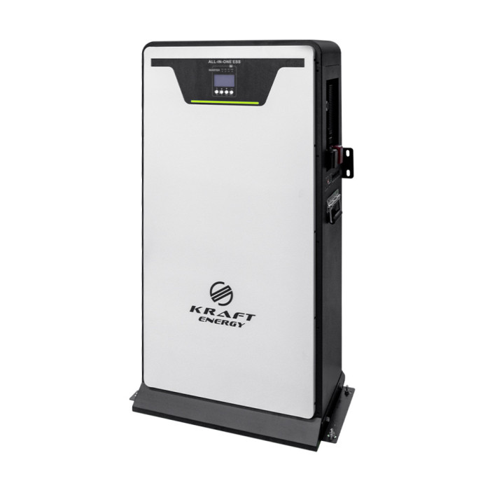 Гібридний інвертор KRF-HISA-5KW/10kwh-80A з вбудованим акумуляторним блоком LiFePO4 Kraft