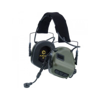 Активні захисні навушники Earmor M32 MARK3 DUAL COM (FG) Olive