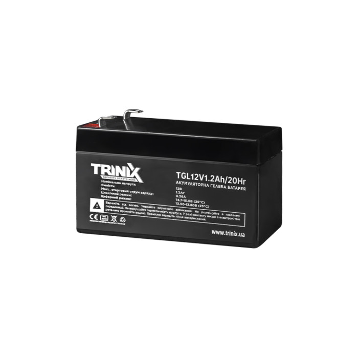 Акумуляторна батарея TGL12V1.2Ah/20Hr TRINIX GEL