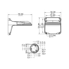 Кронштейн для кріплення камери на стіну TR-WM03-D-IN 7952 Uniview