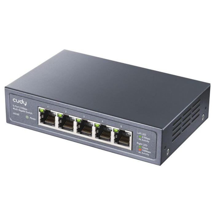 Комутатор HS105 5-Port 2.5G Cudy