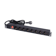 Блок розеток NVC-PDU/8M-16А Black