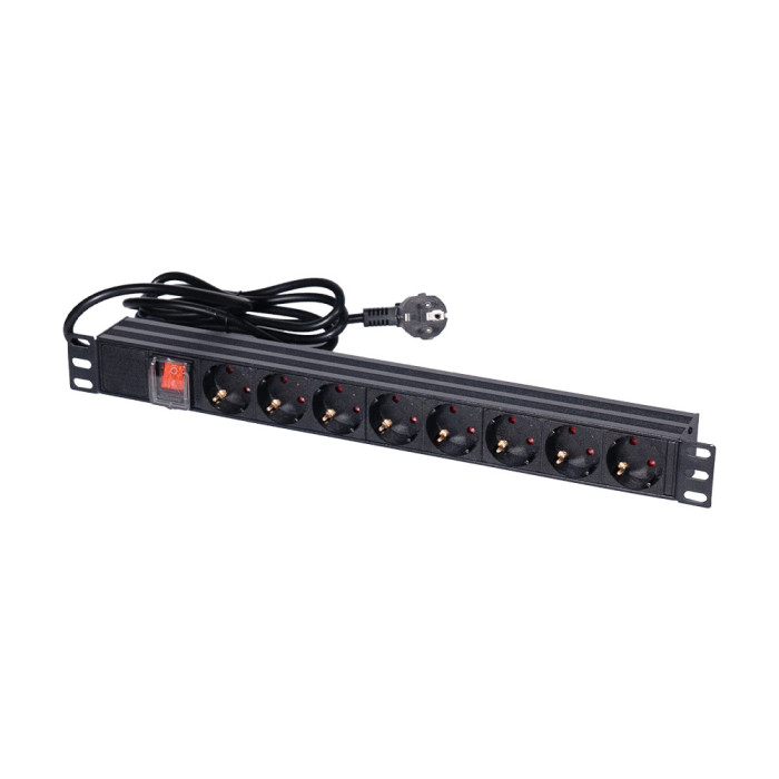 Блок розеток NVC-PDU/8M-16А Black
