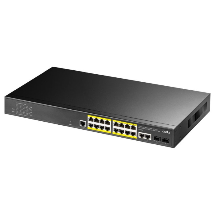 PoE комутатор GS2018PS2-200W Gigabit керований L2 Cudy