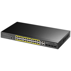 PoE комутатор GS2028PS4-300W Gigabit керований L2 Cudy