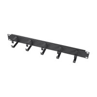 Кабельний організатор TRX-1U/CM-5R Black Trinix with 5 rings металевий на п'ять кілець