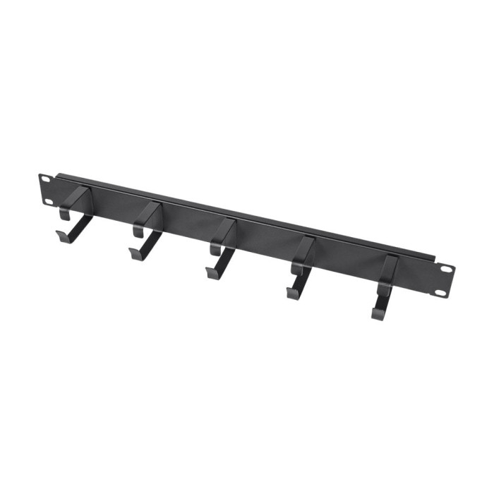 Кабельний організатор TRX-1U/CM-5R Black Trinix with 5 rings металевий на п'ять кілець