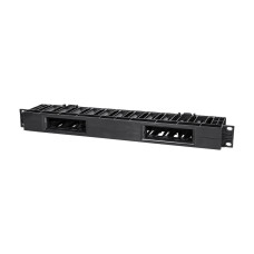 Кабельний організатор TRX-1U/CM-HP Black Trinix horizontal горизонтальний пластиковий