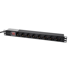 Блок розеток TRX-PDU/8M-16А Black Trinix