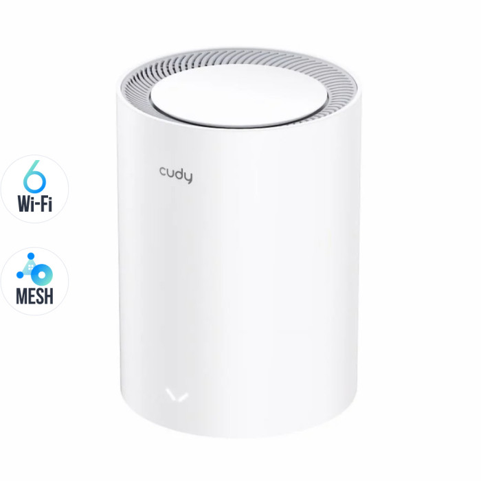 Mesh-система M3000 WHITE Wi-Fi 6 2.5G (1-Pack) Cudy
