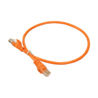 Патч-корд UTP, RJ-45, CAT.5 0.3m ORANGE TRINIX