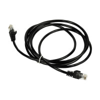 Патч-корд UTP, RJ-45, CAT.5 7.5m BLACK TRINIX