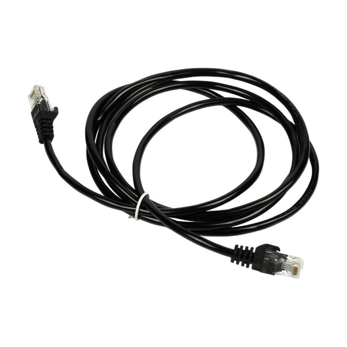 Патч-корд UTP, RJ-45, CAT.5 7.5m BLACK TRINIX