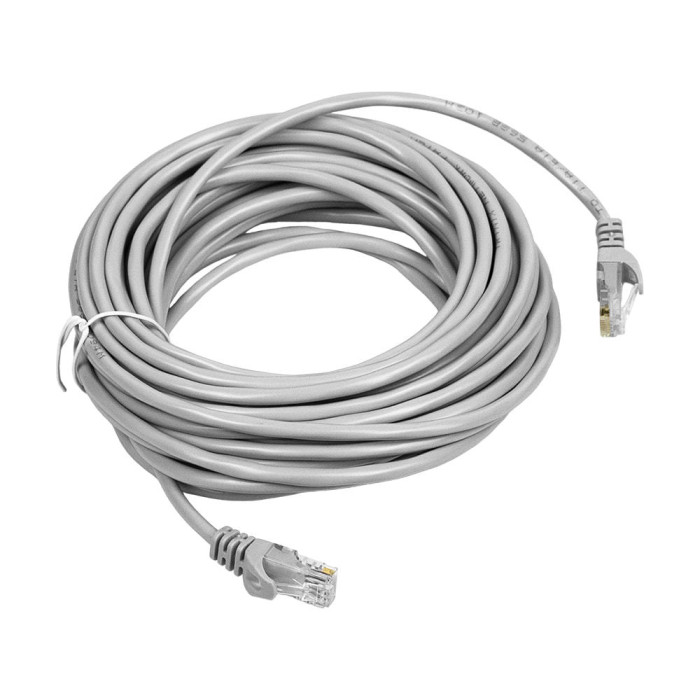 Патч-корд UTP, RJ-45, CAT.5 15m GRAY TRINIX