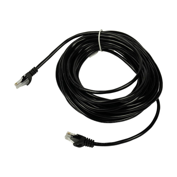Патч-корд UTP, RJ-45, CAT.5 15m BLACK TRINIX